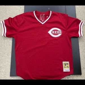 Authentic Reds Jonny Bench Jersey